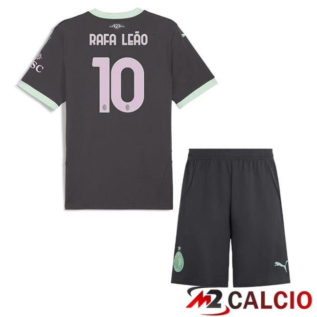 Maglie Calcio Personalizzate,Tute Calcio Squadre,Maglia Nazionale Italiana Calcio | Maglie Calcio AC Milan (Rafa Leão 10) Bambino Terza Nero 2024/2025 Maglie Calcio Personalizzate,Tute Calcio Squadre,Maglia Nazionale Italiana Calcio | Maglie Calcio AC Milan (Rafa Leão 10) Bambino Terza Nero 2024/2025