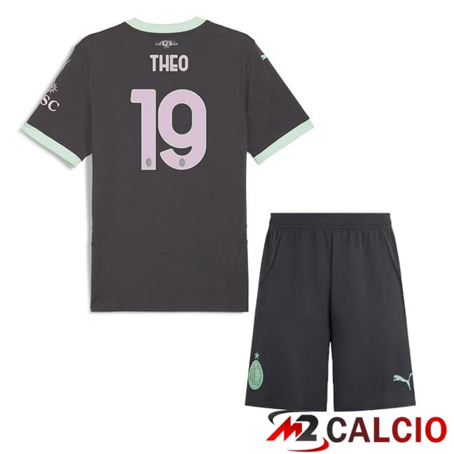 Maglie Calcio Personalizzate,Tute Calcio Squadre,Maglia Nazionale Italiana Calcio | Maglie Calcio AC Milan (THEO 19) Bambino Terza Nero 2024/2025 Maglie Calcio Personalizzate,Tute Calcio Squadre,Maglia Nazionale Italiana Calcio | Maglie Calcio AC Milan (THEO 19) Bambino Terza Nero 2024/2025