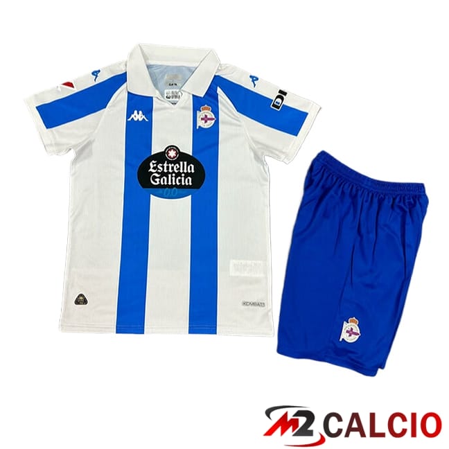 Maglie Calcio Personalizzate,Tute Calcio Squadre,Maglia Nazionale Italiana Calcio | Maglie Calcio Deportivo La Coruna Bambino Prima 2024/2025