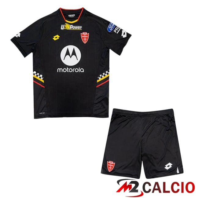 Maglie Calcio Personalizzate,Tute Calcio Squadre,Maglia Nazionale Italiana Calcio | Maglie Calcio AC Monza Bambino Terza Nero 2024/2025