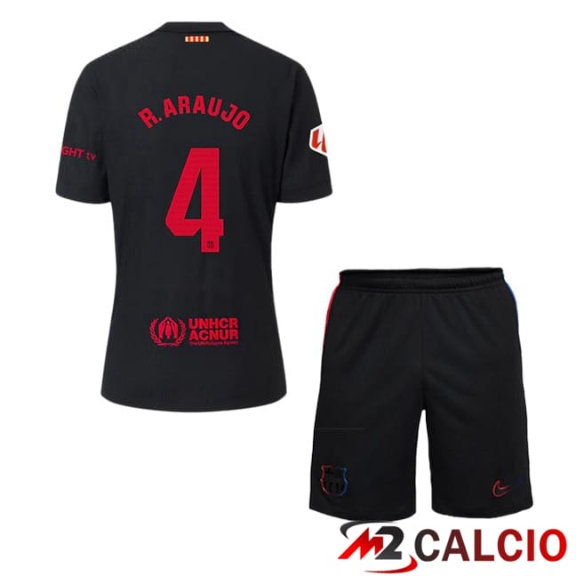 Maglie Calcio Personalizzate,Tute Calcio Squadre,Maglia Nazionale Italiana Calcio | Maglie Calcio FC Barcellona (R. ARAUJO 4) Bambino Seconda Nero 2024/2025 Maglie Calcio Personalizzate,Tute Calcio Squadre,Maglia Nazionale Italiana Calcio | Maglie Calcio FC Barcellona (R. ARAUJO 4) Bambino Seconda Nero 2024/2025