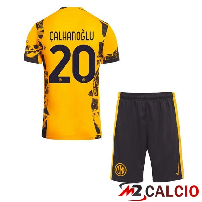 Maglie Calcio Personalizzate,Tute Calcio Squadre,Maglia Nazionale Italiana Calcio | Maglie Calcio Inter Milan (ÇALHANOĞLU 20) Bambino Terza Giallo 2024/2025 Maglie Calcio Personalizzate,Tute Calcio Squadre,Maglia Nazionale Italiana Calcio | Maglie Calcio Inter Milan (ÇALHANOĞLU 20) Bambino Terza Giallo 2024/2025