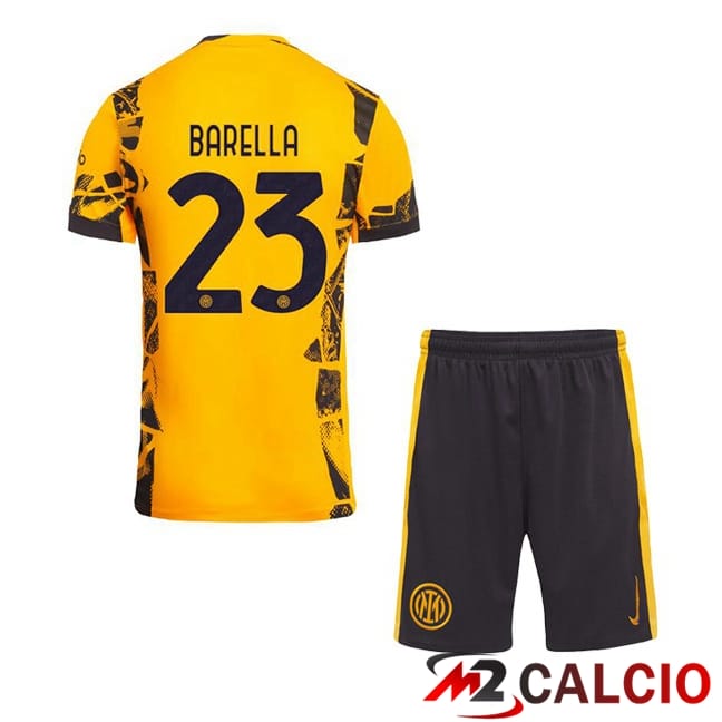 Maglie Calcio Personalizzate,Tute Calcio Squadre,Maglia Nazionale Italiana Calcio | Maglie Calcio Inter Milan (BARELLA 23) Bambino Terza Giallo 2024/2025 Maglie Calcio Personalizzate,Tute Calcio Squadre,Maglia Nazionale Italiana Calcio | Maglie Calcio Inter Milan (BARELLA 23) Bambino Terza Giallo 2024/2025