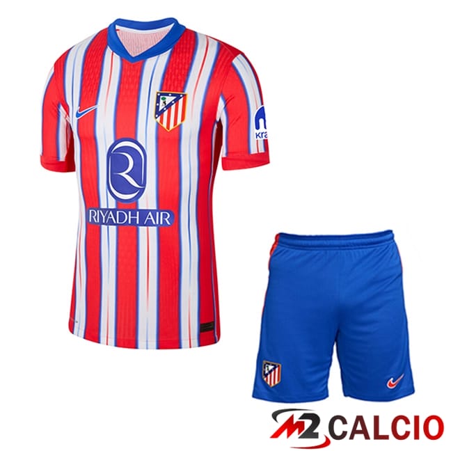 Maglie Calcio Personalizzate,Tute Calcio Squadre,Maglia Nazionale Italiana Calcio | Maglie Calcio Atletico Madrid Bambino Prima 2024/2025