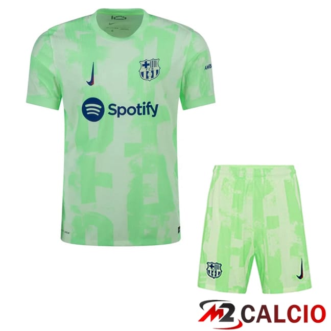 Maglie Calcio Personalizzate,Tute Calcio Squadre,Maglia Nazionale Italiana Calcio | Maglie Calcio Barcellona Bambino Terza 2024/2025