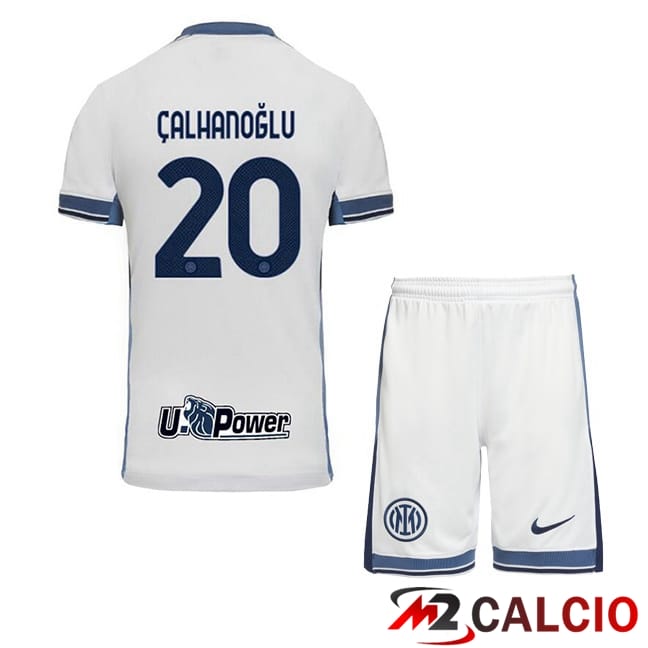 Maglie Calcio Personalizzate,Tute Calcio Squadre,Maglia Nazionale Italiana Calcio | Maglie Calcio Inter Milan (ÇALHANOĞLU 20) Bambino Seconda Bianco 2024/2025 Maglie Calcio Personalizzate,Tute Calcio Squadre,Maglia Nazionale Italiana Calcio | Maglie Calcio Inter Milan (ÇALHANOĞLU 20) Bambino Seconda Bianco 2024/2025