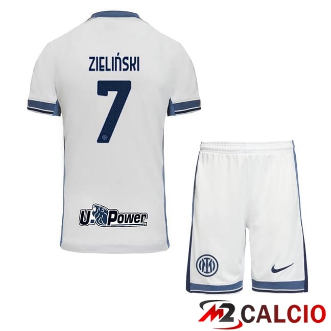 Maglie Calcio Personalizzate,Tute Calcio Squadre,Maglia Nazionale Italiana Calcio | Maglie Calcio Inter Milan (ZIELIŃSKI 7) Bambino Seconda Bianco 2024/2025 Maglie Calcio Personalizzate,Tute Calcio Squadre,Maglia Nazionale Italiana Calcio | Maglie Calcio Inter Milan (ZIELIŃSKI 7) Bambino Seconda Bianco 2024/2025