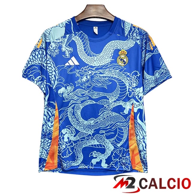 Maglie Calcio Personalizzate,Tute Calcio Squadre,Maglia Nazionale Italiana Calcio | Maglie Calcio Real Madrid Edizione Speciale Blu 2024/2025