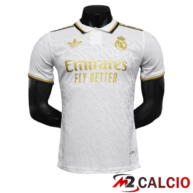 Maglie Calcio Personalizzate,Tute Calcio Squadre,Maglia Nazionale Italiana Calcio | Maglie Calcio Real Madrid Edizione Speciale Bianco 2024/2025