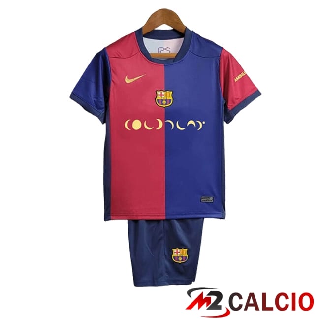 Maglie Calcio Personalizzate,Tute Calcio Squadre,Maglia Nazionale Italiana Calcio | Maglie Calcio Barcellona Bambino x coldplay Prima 2024/2025