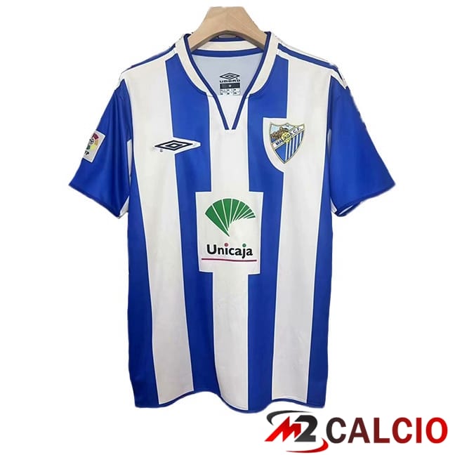Maglie Calcio Málaga Retro Prima Blu Bianco 2005-2006