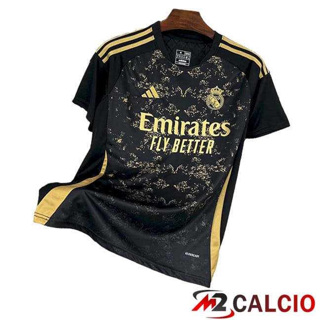 Maglie Calcio Personalizzate,Tute Calcio Squadre,Maglia Nazionale Italiana Calcio | Maglie Calcio Real Madrid Edizione Speciale Nero 2024/2025