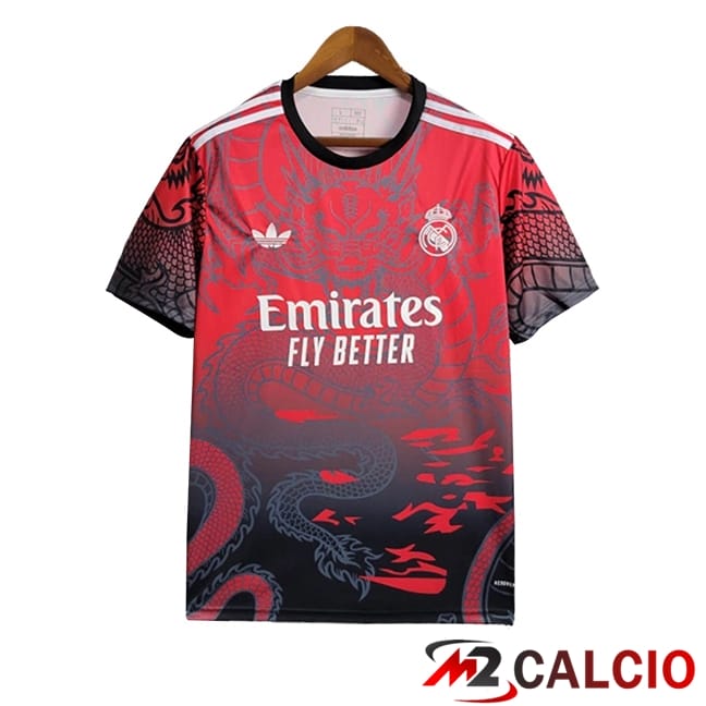 Maglie Calcio Personalizzate,Tute Calcio Squadre,Maglia Nazionale Italiana Calcio | Maglie Calcio Real Madrid Special Edition Rosso 2024/2025