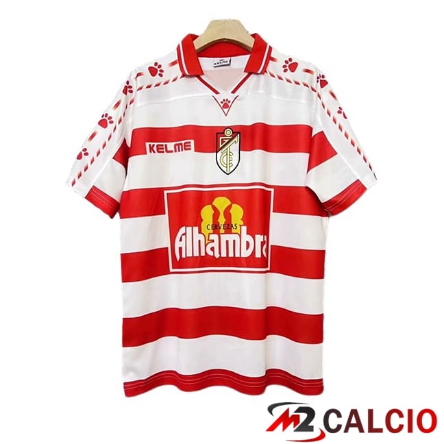 Maglie Calcio Granada CF Retro Prima Bianco Rosso 1997-1998