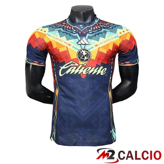 Maglie Calcio Personalizzate,Tute Calcio Squadre,Maglia Nazionale Italiana Calcio | Maglie Calcio Club America Special Edition Blu Marinoe 2025/2026