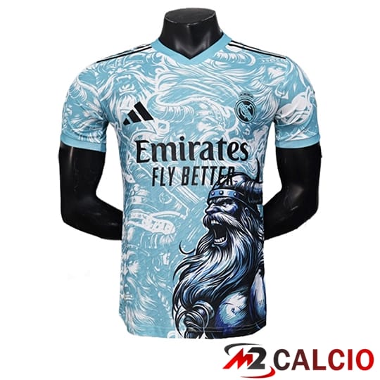 Maglie Calcio Personalizzate,Tute Calcio Squadre,Maglia Nazionale Italiana Calcio | Maglie Calcio Real Madrid Special Edition Azzurro 2025/2026