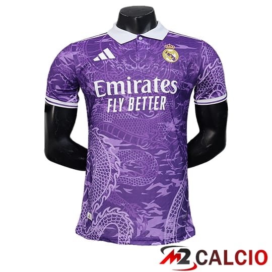 Maglie Calcio Personalizzate,Tute Calcio Squadre,Maglia Nazionale Italiana Calcio | Maglie Calcio Real Madrid Special Edition Viola 2025/2026