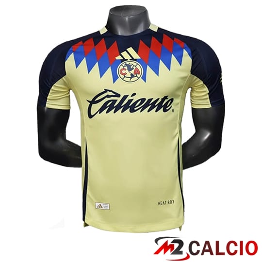 Maglie Calcio Personalizzate,Tute Calcio Squadre,Maglia Nazionale Italiana Calcio | Maglie Calcio Club America Edizione Speciale Giallo/Nero 2025/2026