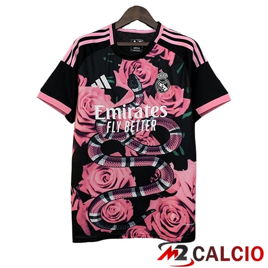 Maglie Calcio Personalizzate,Tute Calcio Squadre,Maglia Nazionale Italiana Calcio | Maglie Calcio Real Madrid Edizione Speciale Rosa 2025/2026
