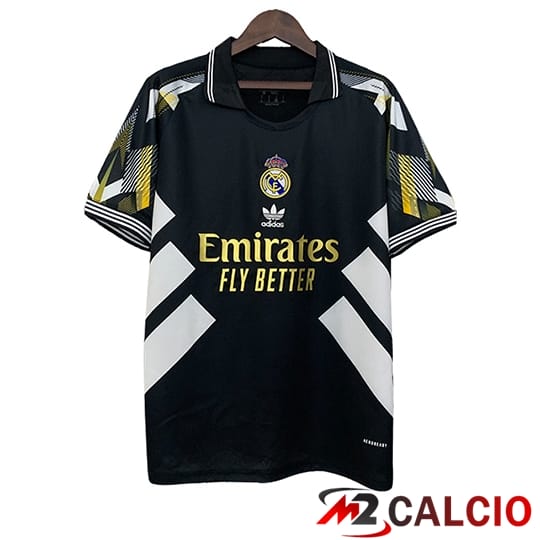 Maglie Calcio Personalizzate,Tute Calcio Squadre,Maglia Nazionale Italiana Calcio | Maglie Calcio Real Madrid Edizione Speciale Nero 2025/2026