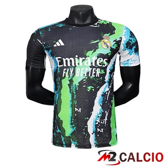 Maglie Calcio Personalizzate,Tute Calcio Squadre,Maglia Nazionale Italiana Calcio | Maglie Calcio Real Madrid Edizione Speciale Verde 2025/2026