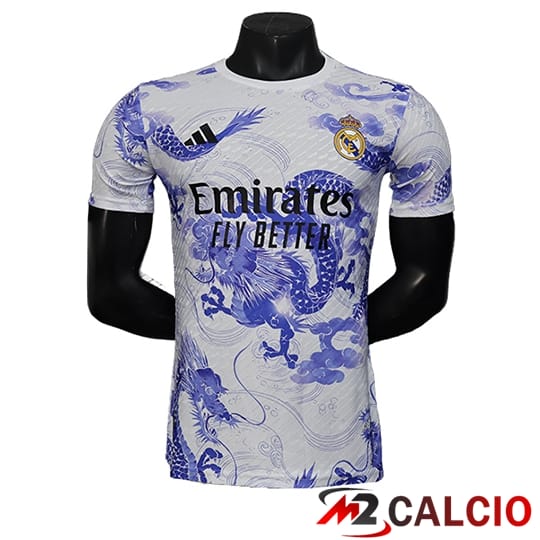 Maglie Calcio Personalizzate,Tute Calcio Squadre,Maglia Nazionale Italiana Calcio | Maglie Calcio Real Madrid Edizione Speciale Viola/Bianco 2025/2026