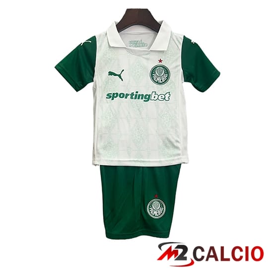 Maglie Calcio Personalizzate,Tute Calcio Squadre,Maglia Nazionale Italiana Calcio | Maglie Calcio Palmeiras Bambino Seconda 2025/2026