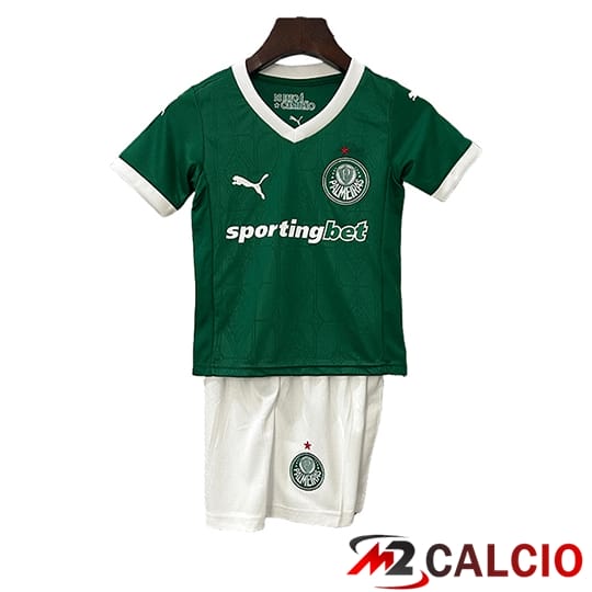Maglie Calcio Personalizzate,Tute Calcio Squadre,Maglia Nazionale Italiana Calcio | Maglie Calcio Palmeiras Bambino Prima 2025/2026