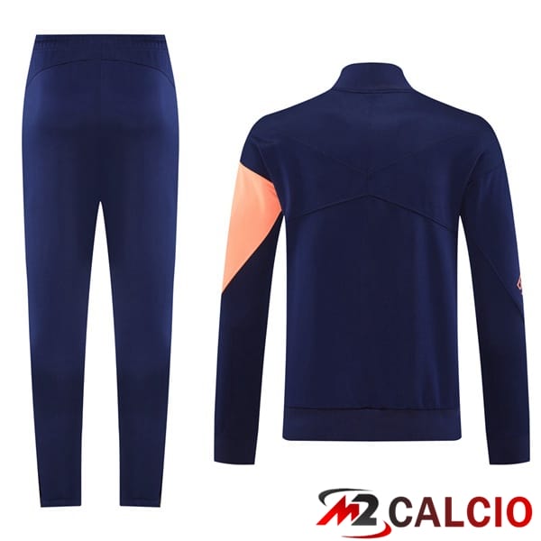Insieme Tuta Calcio - Giacca FC Barcellona Blu Reale 2025/2026