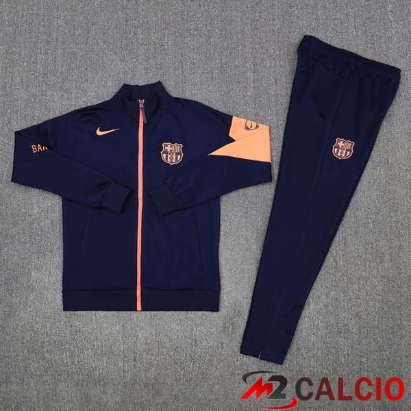 Insieme Tuta Calcio - Giacca FC Barcellona Blu Reale 2025/2026