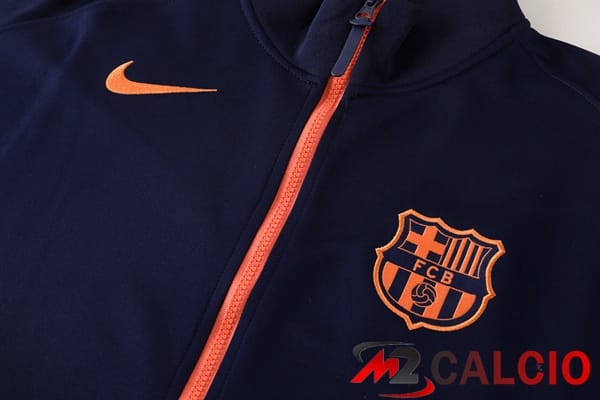 Insieme Tuta Calcio - Giacca FC Barcellona Blu Reale 2025/2026