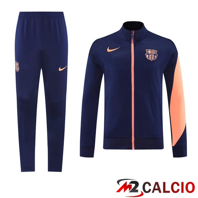 Insieme Tuta Calcio - Giacca FC Barcellona Blu Reale 2025/2026
