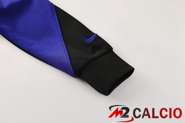 Insieme Tuta Calcio - Giacca FC Barcellona Nero 2025/2026
