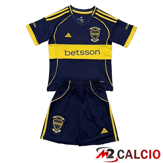 Maglie Calcio Personalizzate,Tute Calcio Squadre,Maglia Nazionale Italiana Calcio | Maglie Calcio Boca Juniors Bambino Prima 2025/2026