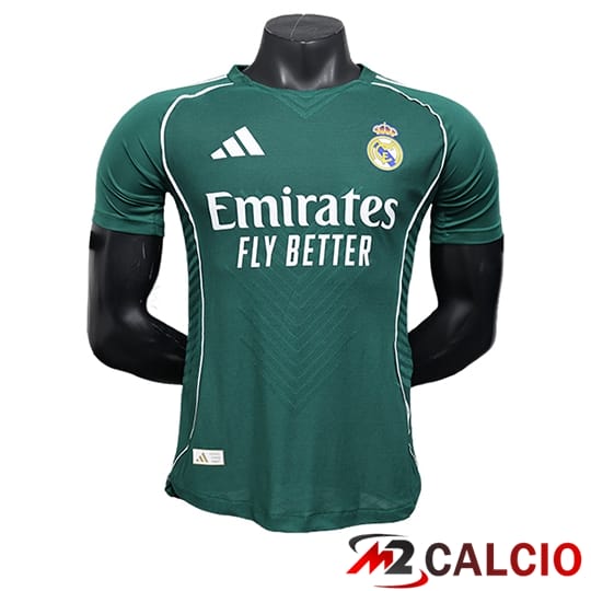 Maglie Calcio Personalizzate,Tute Calcio Squadre,Maglia Nazionale Italiana Calcio | Maglie Calcio Real Madrid Special Edition Verde 2025/2026