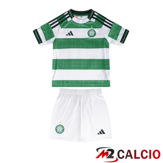 Maglie Calcio Personalizzate,Tute Calcio Squadre,Maglia Nazionale Italiana Calcio | Maglie Calcio Celtic FC Bambino Prima Verde Bianco 2025/2026