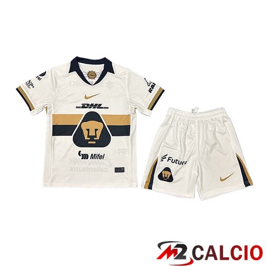 Maglie Calcio Personalizzate,Tute Calcio Squadre,Maglia Nazionale Italiana Calcio | Maglie Calcio Pumas UNAM Bambino Prima 2025/2026