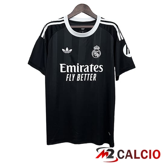 Maglie Calcio Personalizzate,Tute Calcio Squadre,Maglia Nazionale Italiana Calcio | Maglie Calcio Real Madrid Edizione Speciale Nero 2025/2026
