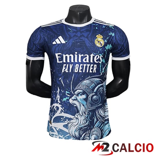 Maglie Calcio Personalizzate,Tute Calcio Squadre,Maglia Nazionale Italiana Calcio | Maglie Calcio Real Madrid Edizione Speciale Blu Marinoe 2025/2026