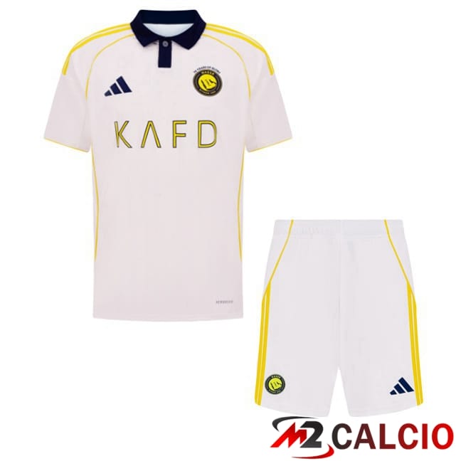 Maglie Calcio Personalizzate,Tute Calcio Squadre,Maglia Nazionale Italiana Calcio | Maglie Calcio Al-Nassr FC Bambino Terza Bianco 2025/2026 Maglie Calcio Personalizzate,Tute Calcio Squadre,Maglia Nazionale Italiana Calcio | Maglie Calcio Al-Nassr FC Bambino Terza Bianco 2025/2026