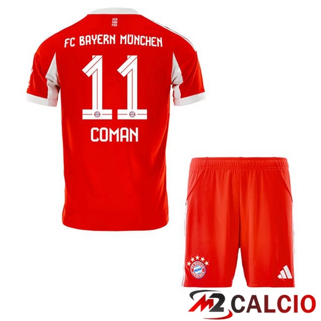Maglie Calcio Personalizzate,Tute Calcio Squadre,Maglia Nazionale Italiana Calcio | Maglie Calcio Bayern Monaco (Coman 11) Bambino Prima Rosso 2025/2026 Maglie Calcio Personalizzate,Tute Calcio Squadre,Maglia Nazionale Italiana Calcio | Maglie Calcio Bayern Monaco (Coman 11) Bambino Prima Rosso 2025/2026