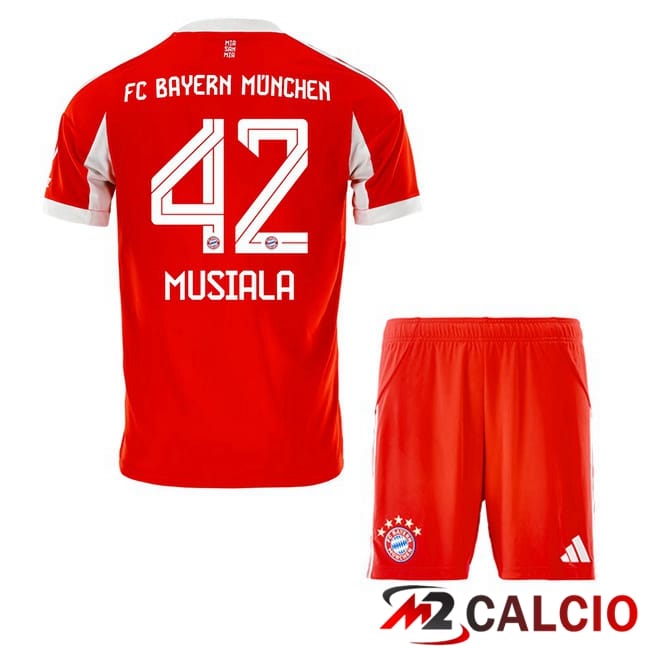 Maglie Calcio Personalizzate,Tute Calcio Squadre,Maglia Nazionale Italiana Calcio | Maglie Calcio Bayern Monaco (Musiala 42) Bambino Prima Rosso 2025/2026 Maglie Calcio Personalizzate,Tute Calcio Squadre,Maglia Nazionale Italiana Calcio | Maglie Calcio Bayern Monaco (Musiala 42) Bambino Prima Rosso 2025/2026