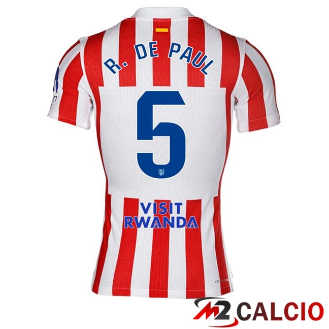 Maglie Calcio Personalizzate,Tute Calcio Squadre,Maglia Nazionale Italiana Calcio | Maglie Calcio Atletico Madrid (R. De PAUL 5) Prima Rosso 2025/2026 Maglie Calcio Personalizzate,Tute Calcio Squadre,Maglia Nazionale Italiana Calcio | Maglie Calcio Atletico Madrid (R. De PAUL 5) Prima Rosso 2025/2026