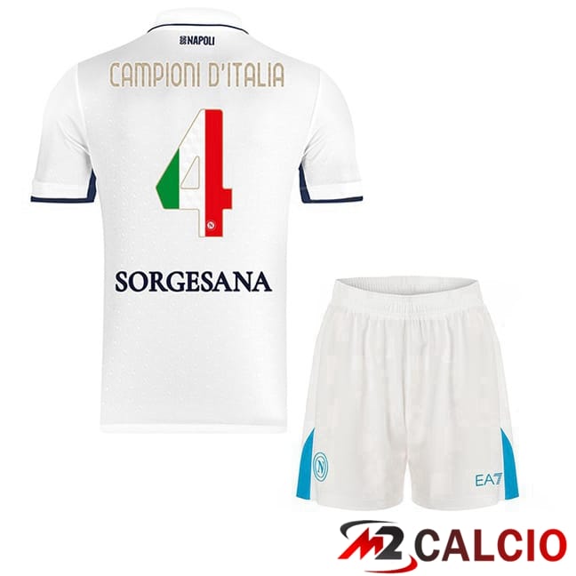 Maglie Calcio Personalizzate,Tute Calcio Squadre,Maglia Nazionale Italiana Calcio | Maglie Calcio SSC Napoli Campioni D'Italia Bambino Seconda Bianco 2024/2025 Maglie Calcio Personalizzate,Tute Calcio Squadre,Maglia Nazionale Italiana Calcio | Maglie Calcio SSC Napoli Campioni D'Italia Bambino Seconda Bianco 2024/2025