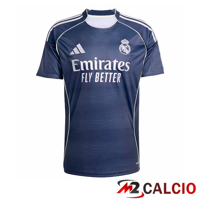 Maglie Calcio Personalizzate,Tute Calcio Squadre,Maglia Nazionale Italiana Calcio | Maglie Calcio Real Madrid Seconda Blu Reale 2025/2026