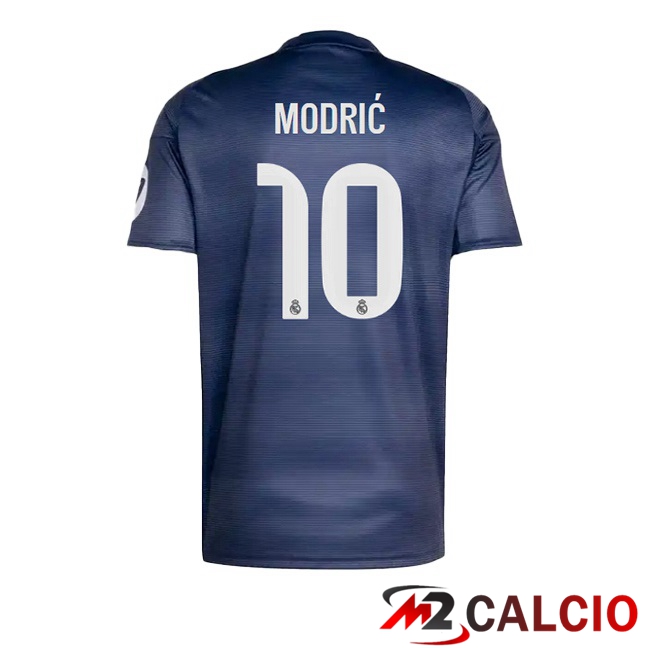 Maglie Calcio Personalizzate,Tute Calcio Squadre,Maglia Nazionale Italiana Calcio | Maglie Calcio Real Madrid (Modrić 10) Seconda Blu Reale 2025/2026