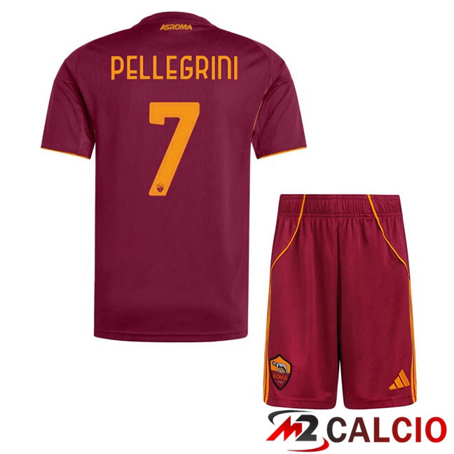 Maglie Calcio Personalizzate,Tute Calcio Squadre,Maglia Nazionale Italiana Calcio | Maglie Calcio AS Roma (PELLEGRINI 7) Bambino Prima Rosso 2025/2026 Maglie Calcio Personalizzate,Tute Calcio Squadre,Maglia Nazionale Italiana Calcio | Maglie Calcio AS Roma (PELLEGRINI 7) Bambino Prima Rosso 2025/2026