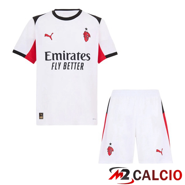Maglie Calcio Personalizzate,Tute Calcio Squadre,Maglia Nazionale Italiana Calcio | Maglie Calcio AC Milan Bambino Seconda Bianco 2025/2026 Maglie Calcio Personalizzate,Tute Calcio Squadre,Maglia Nazionale Italiana Calcio | Maglie Calcio AC Milan Bambino Seconda Bianco 2025/2026