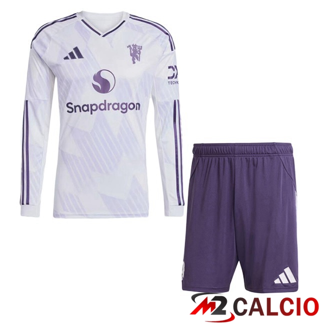 Maglie Calcio Personalizzate,Tute Calcio Squadre,Maglia Nazionale Italiana Calcio | Maglie Calcio Manchester United Bambino Seconda Manica Lunga Bianco 2025/2026 Maglie Calcio Personalizzate,Tute Calcio Squadre,Maglia Nazionale Italiana Calcio | Maglie Calcio Manchester United Bambino Seconda Manica Lunga Bianco 2025/2026