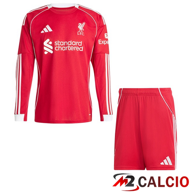 Maglie Calcio Personalizzate,Tute Calcio Squadre,Maglia Nazionale Italiana Calcio | Maglie Calcio FC Liverpool Bambino Prima Manica Lunga Rosso 2025/2026 Maglie Calcio Personalizzate,Tute Calcio Squadre,Maglia Nazionale Italiana Calcio | Maglie Calcio FC Liverpool Bambino Prima Manica Lunga Rosso 2025/2026